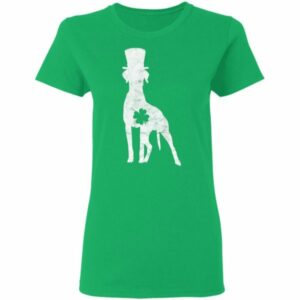 Retro Pointer Hat Gift Irish Shamrock Dog St Patricks Day T Shirt Hoodie Long Sleeve 14