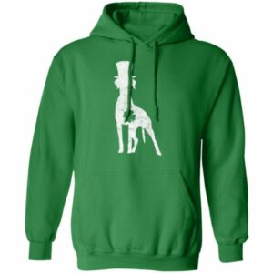 Retro Pointer Hat Gift Irish Shamrock Dog St Patricks Day T Shirt Hoodie Long Sleeve 18