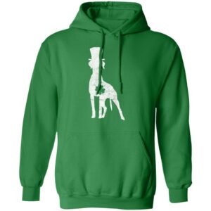 Retro Pointer Hat Gift Irish Shamrock Dog St Patricks Day T Shirt Hoodie Long Sleeve 9