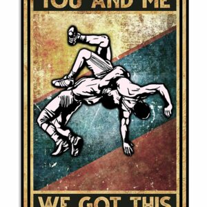 Wrestling You And Me We Got This Vintage Poster, Canvas