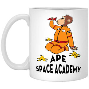 Ape Space Academy Monkey Astronaut Mug Shirt Sweatshirt Long Sleeve Hoodie Tank Mug