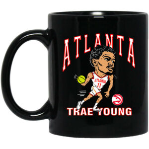 Atlanta Trae Young Hawks Caricature Mug Shirt Sweatshirt Long Sleeve Hoodie Tank Mug