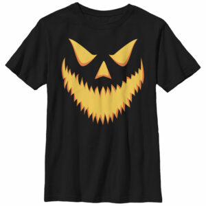 Boy’s Lost Gods Halloween Jack-o’-Lantern Grin T-Shirt