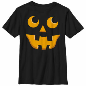 Boy’s Lost Gods Halloween Jack-o’-Lantern Toothy Grin T-Shirt