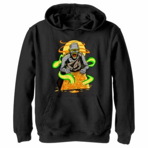 Boy’s Lost Gods Halloween Mummy Scene Pull Over Hoodie