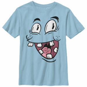 Boy’s Lost Gods Halloween Silly Monster Face T-Shirt