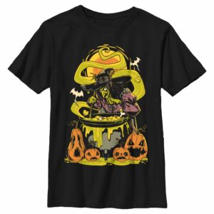 Boy’s Lost Gods Halloween Witches’ Brew Scene T-Shirt