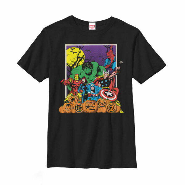 Boy’s Marvel Halloween Avengers Scene T-Shirt