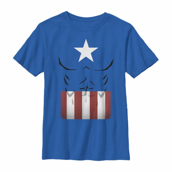 Boy’s Marvel Halloween Captain America Costume T-Shirt