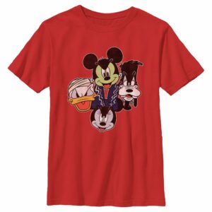 Boy’s Mickey & Friends Halloween Group Faces T-Shirt