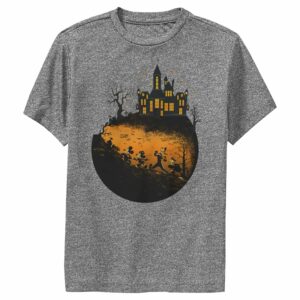 Boy’s Mickey & Friends Walking Towards Haunted Mansion Performance Tee