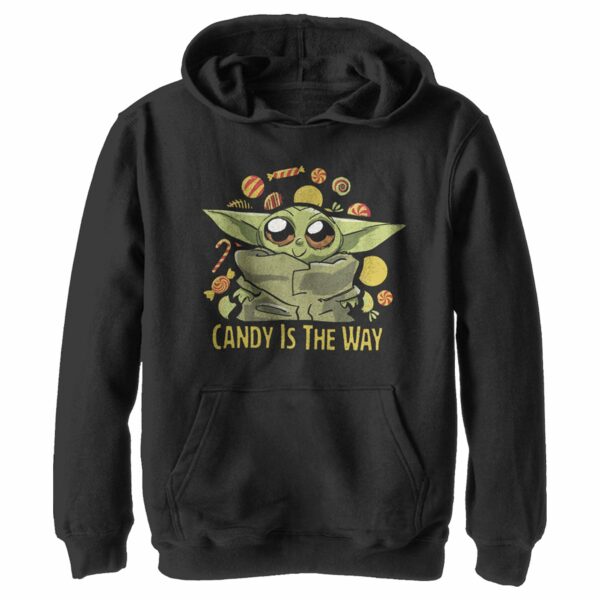 Boy’s Star Wars The Mandalorian Follow the Candy Pull Over Hoodie