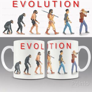 Evolution of Photographer mug