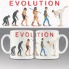 Evolution of karate mug