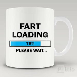 Fart loading. Please wait mug