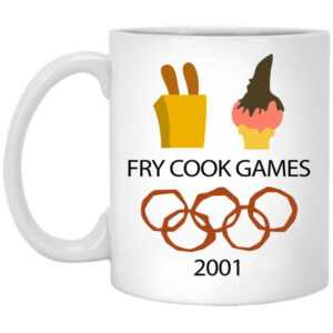 Fry Cook Games 2001 Mug Shirt Sweatshirt Long Sleeve Hoodie Tank Mug 1