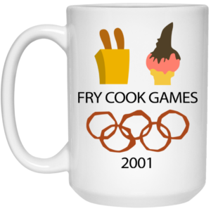 Fry Cook Games 2001 Mug Shirt Sweatshirt Long Sleeve Hoodie Tank Mug 2