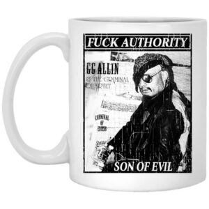 Fuck Authority Son Of Evil Mug Shirt Sweatshirt Long Sleeve Hoodie Tank Mug 1