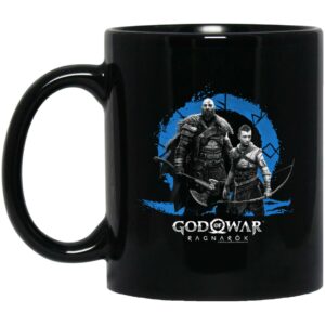 God of War Ragnarok Icon with Kratos and Atreus Mug Shirt Sweatshirt Long Sleeve Hoodie Tank Mug