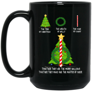 Harry Potter The Tree Of Christmas The Wreath Of Holly The Cane Of Candy Mug Shirt Sweatshirt Long Sleeve Hoodie Tank Mug