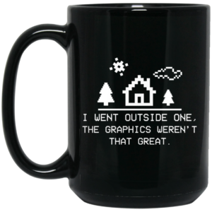 I Went Outside One The Graphics Werent That Great Mug Shirt Sweatshirt Long Sleeve Hoodie Tank Mug 2