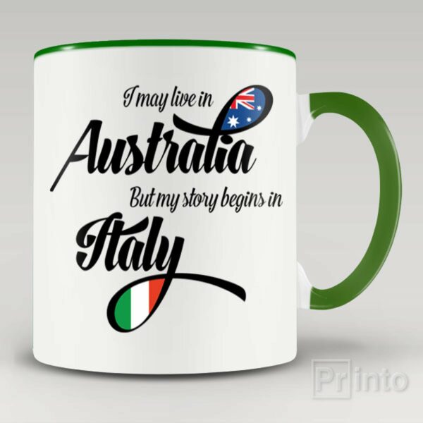 I may live in Australia but my story begins in Italy