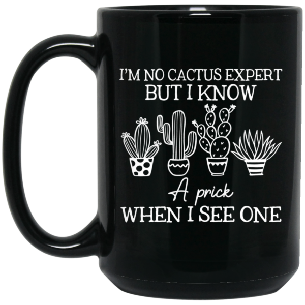 I’m No Cactus Expert But I Know A Prick When I See One Mug Shirt Sweatshirt Long Sleeve Hoodie Tank Mug