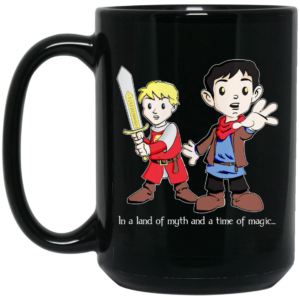 In A Land Of Myth And A Time Of Magic Merlin Mug Shirt Sweatshirt Long Sleeve Hoodie Tank Mug 2