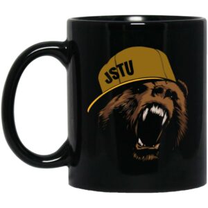 JSTU Bear Mug Shirt Sweatshirt Long Sleeve Hoodie Tank Mug