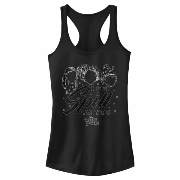 Junior’s Hocus Pocus Spell on You Silhouette Racerback Tank Top