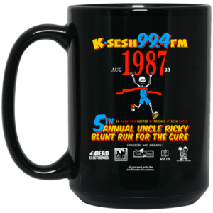 K�SESH 99.4FM 1987 5th Annual Uncle Ricky Lunt Run For The Cure Mug Shirt Sweatshirt Long Sleeve Hoodie Tank Mug