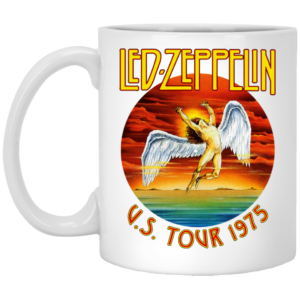 Led Zeppelin US Tour 1975 Mug Shirt Sweatshirt Long Sleeve Hoodie Tank Mug 2