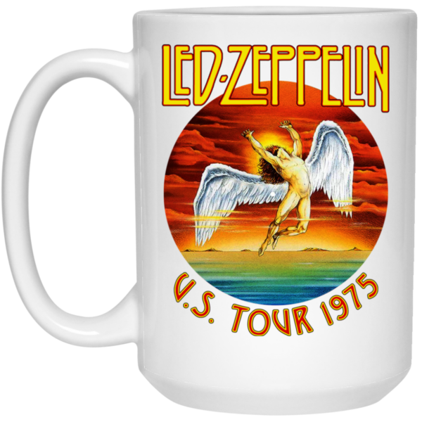 Led Zeppelin US Tour 1975 Mug Shirt Sweatshirt Long Sleeve Hoodie Tank Mug