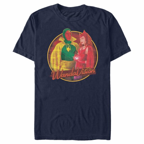 Men’s Marvel WandaVision Halloween Wanda and Vision T-Shirt