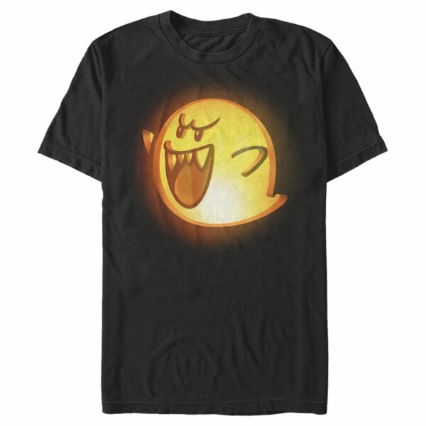 Men’s Nintendo Halloween Boo Pumpkin T-Shirt