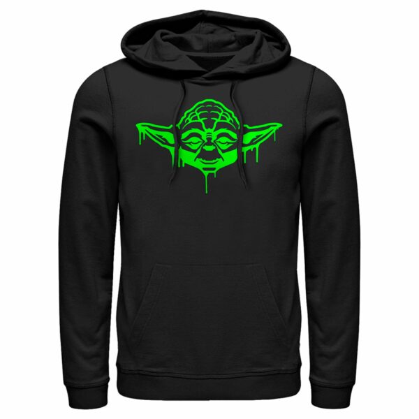 Men’s Star Wars A New Hope Halloween Dripping Jedi Master Yoda Pull Over Hoodie