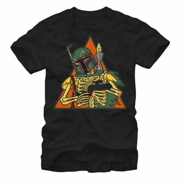 Men’s Star Wars Halloween Boba Fett Skeleton T-Shirt