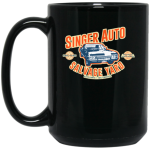 Singer Auto Salvage Yard Mug Shirt Sweatshirt Long Sleeve Hoodie Tank Mug