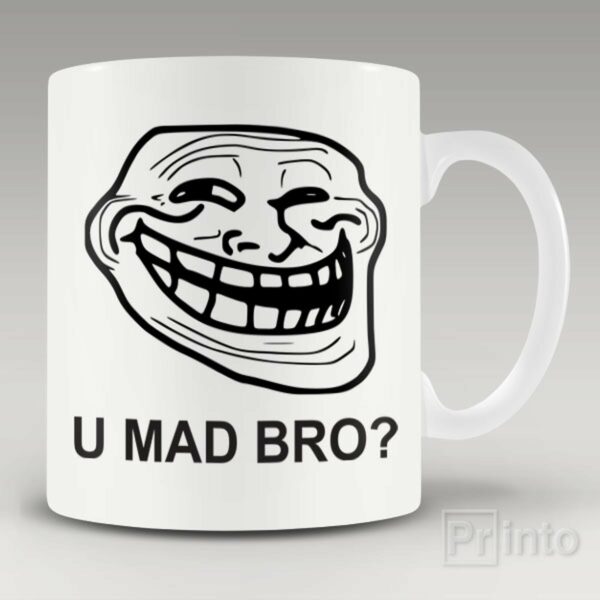 U mad bro mug