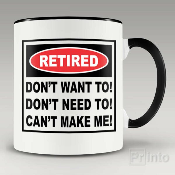 Warning – Retired mug