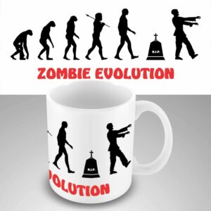 Zombie evolution mug