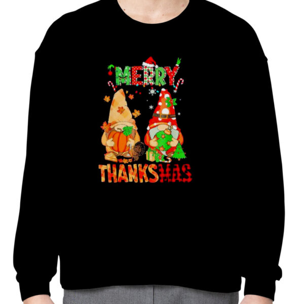 Merry Thanksmas Christmas Gnome Santa Hay Funny Xmas Pajama shirt