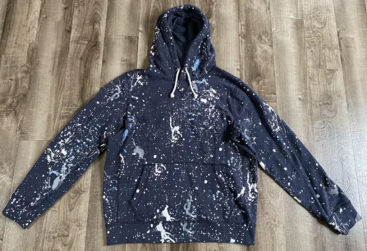 paint splatter hoodie