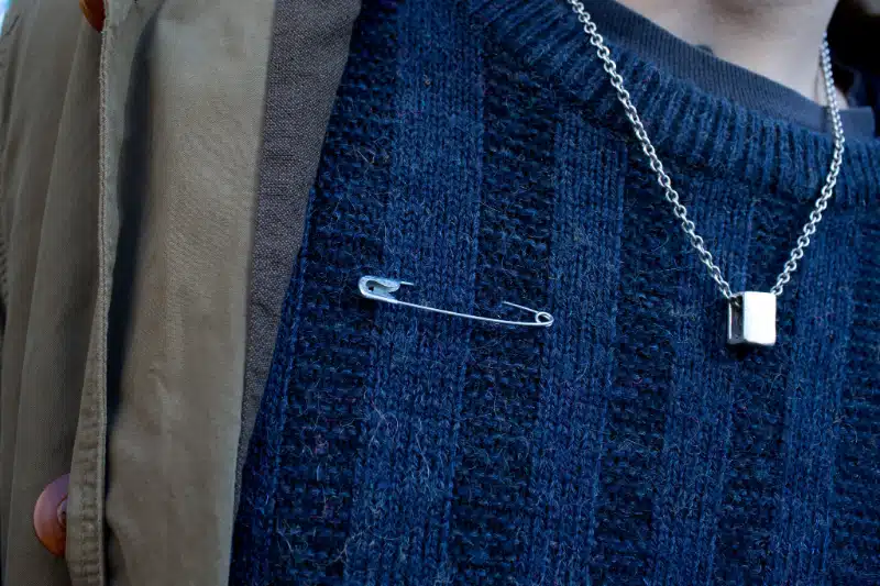 safety pin jewelry