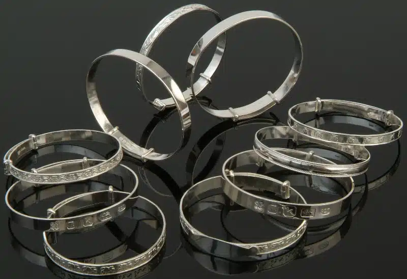 vintage silver bangles