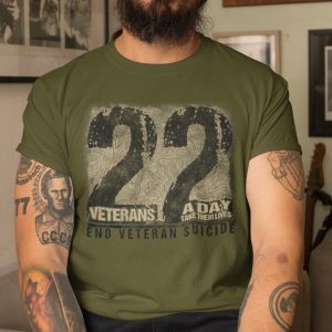 22 Veterans A Day Takes Their Lives End Veteran Suicide Shirt