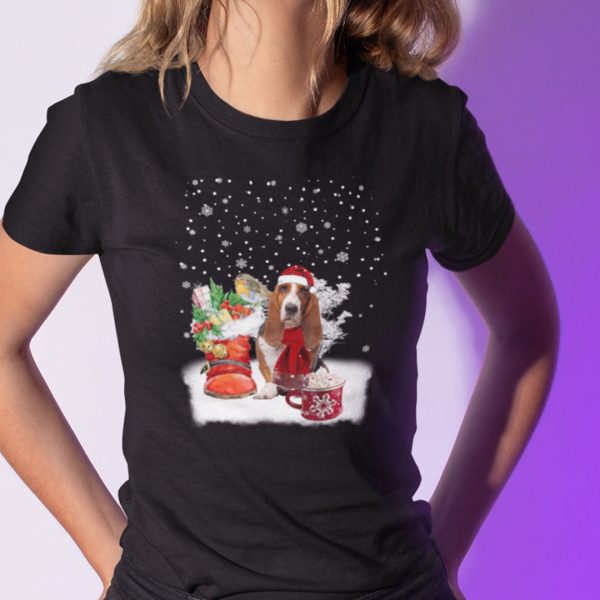 Basset Hound Dog Christmas Shirt Basset Hound Lovers