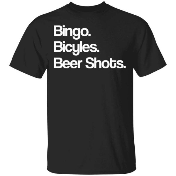Bingo Bicycles Beer Shots T-Shirts, Hoodies, Long Sleeve