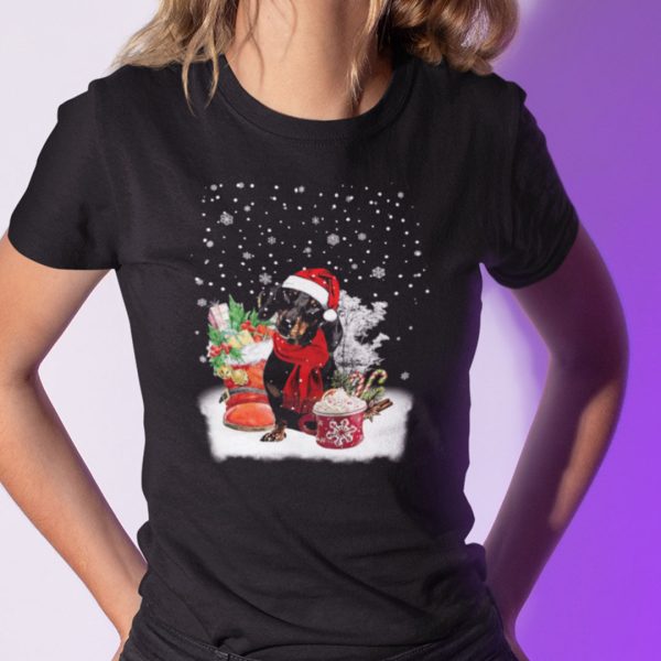 Black Dachshund Dog Christmas Shirt Dachshund Lovers
