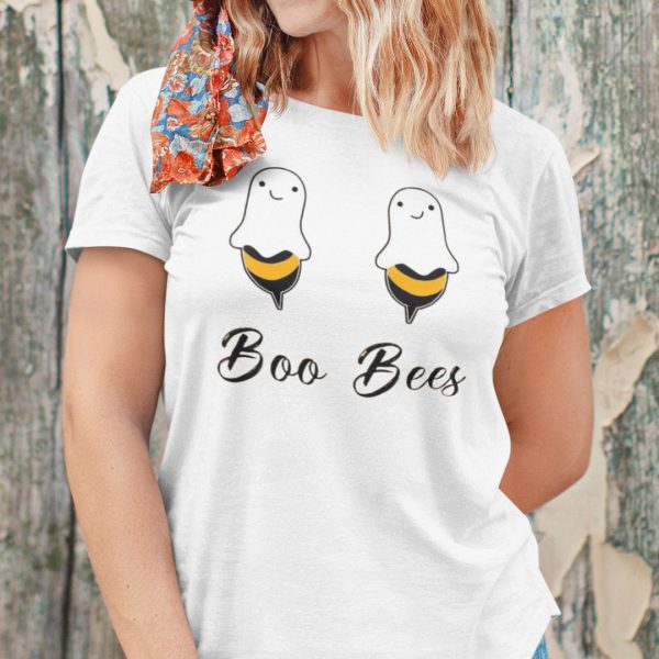 Boo Bees T Shirt Funny Halloween Ghost Boo Bees